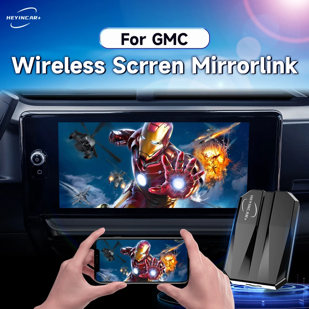 2023HEYINCARWirelessScreenMirrorlinkAdapterAndroidAutoApple