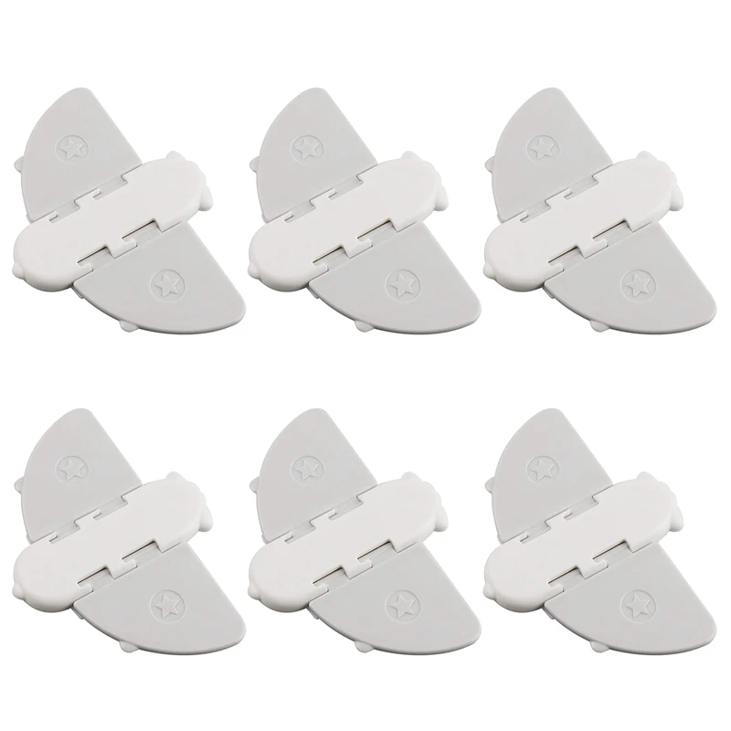 Promotion! 6 Pack Window Locks Sliding Lock Child Security Super Adhesive No Drills Screws For Baby Proof Doors Clo |