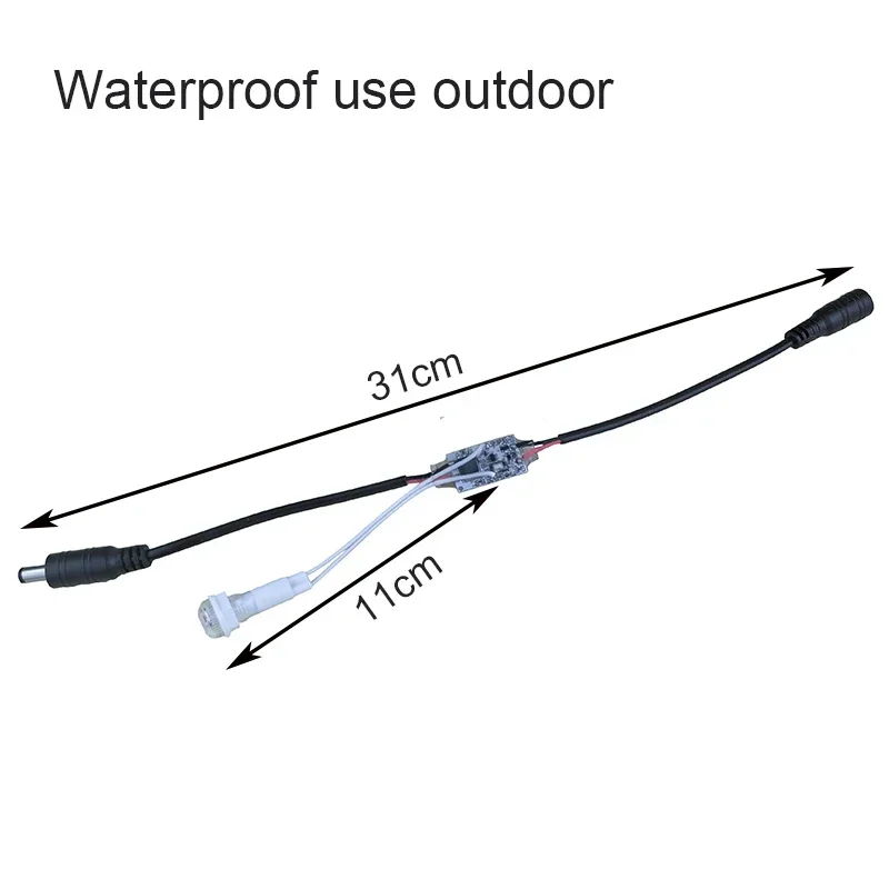 Weatherproof Dual Mode Smart Photocell Light Switch with Auto On/Off Sensor for Indoor and Outdoor Lighting
