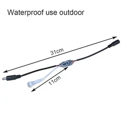 Weatherproof Dual Mode Smart Photocell Light Switch with Auto On/Off Sensor for Indoor and Outdoor Lighting (Waterproof DC)