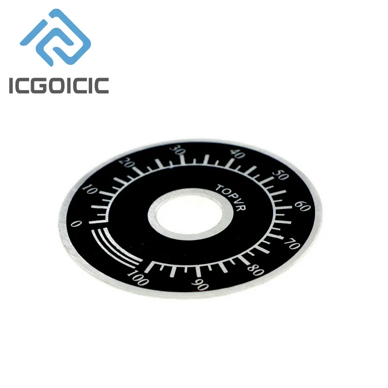 Hat 10 Set Hat With dial potentiometer potentiometer knob dial numerals sheet +MF-A03