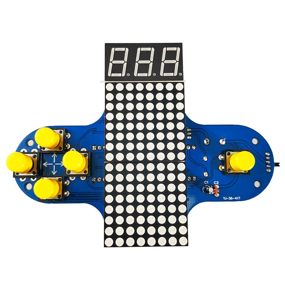 DIY Griff Spielkonsole Pixel Elektronische Kit DIY Löten Kits 51, Mikrocontroller DC5V