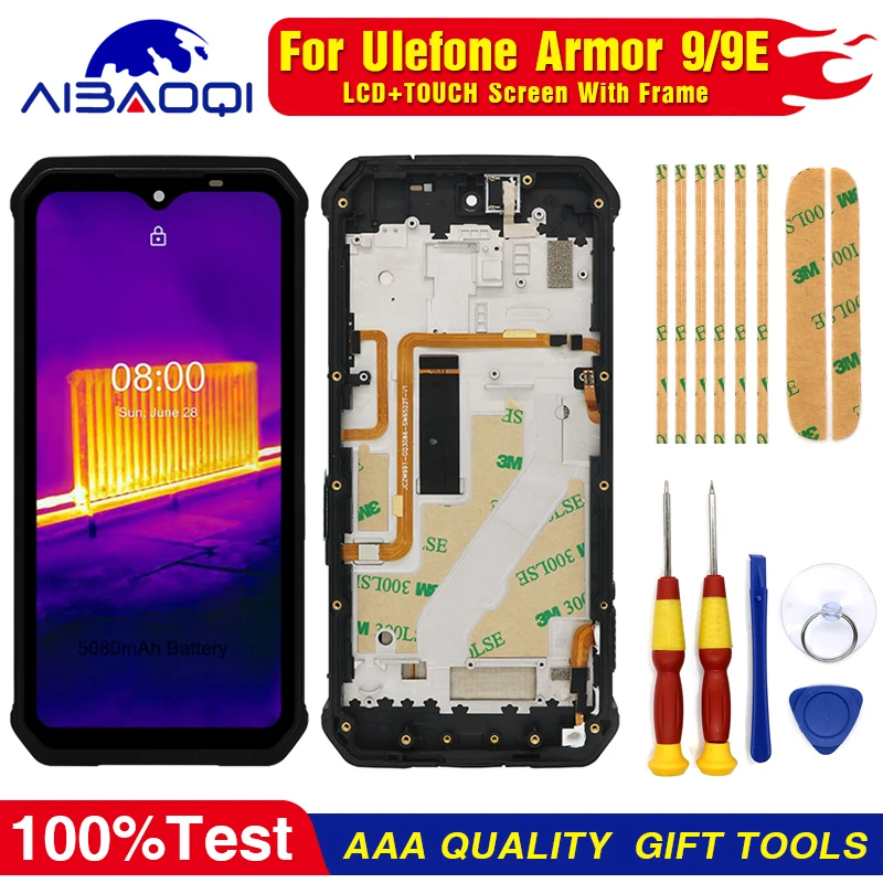 thumbnail: Vervangingsscherm Voor Ulefone Armor 6 / 6S / 6E - LCD Touchscreen Compleet Met Gereedschap