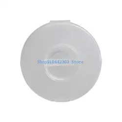 Portable Round Cord Management Case with Adjustable Compartments for Electronic Accessories (Transparent color)