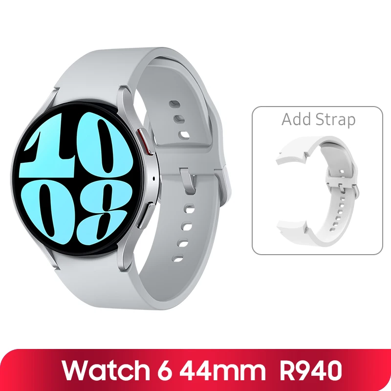 44Silver nWhiteStrap