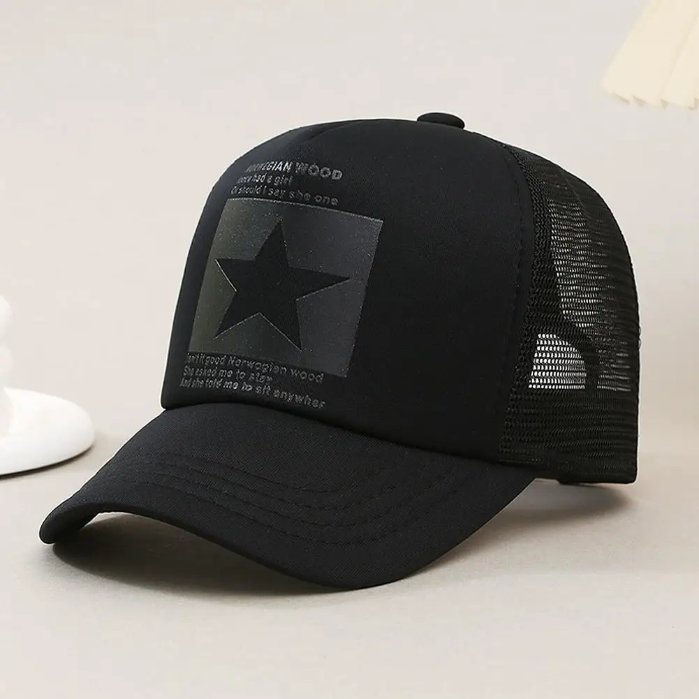 Trendy Unisex Cotton Mesh Snapback Hat
