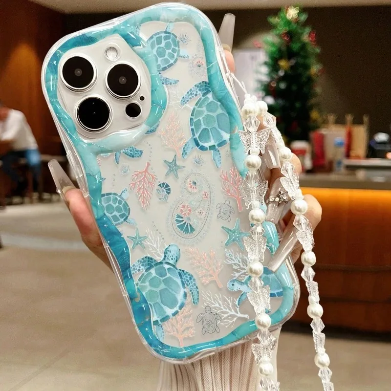 Turtle Underwater World Clear Phone Case