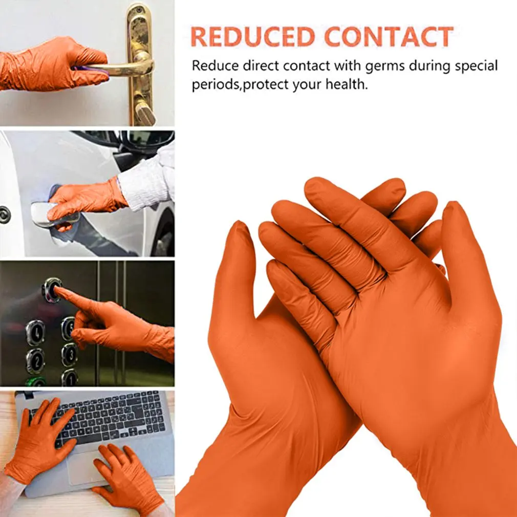 

Black Gloves Disposable Latex Free Powder-Free Exam Glove Size Small Medium Large X-Large Nitrile Vinyl Synthetic Hand S M XL