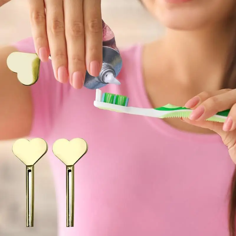 Metal Manual Toothpaste Squeezer Stainless Steel Dispenser Tube Squeezer Hand Cream Tube Key Roller Set Bathroom Accessories 4