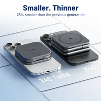 KUXIU X40 Turbo Qi2.2 Certified 25W 3-in-1 MagSafe Foldable Wireless Charging Stand For iphone 17 16 15 14 13/Apple Watch/AirPod - Image 3