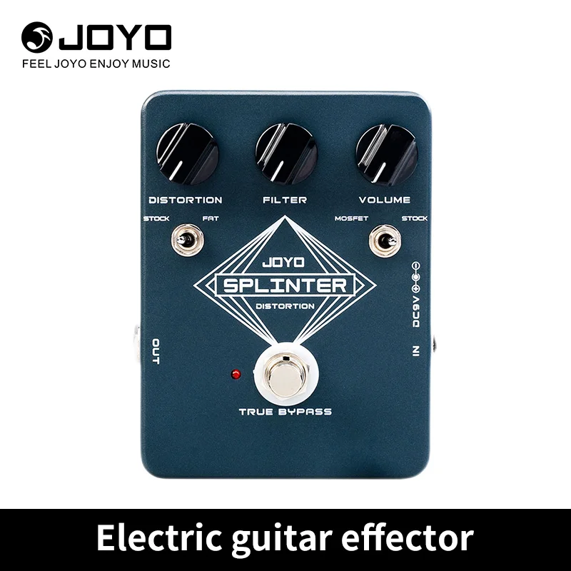 

JOYO JF-21 SPLINTER Classic Distortion Pedal Electric Guitar Pedal Effects Fuzz & Distortion True Bypass Guitar Parts