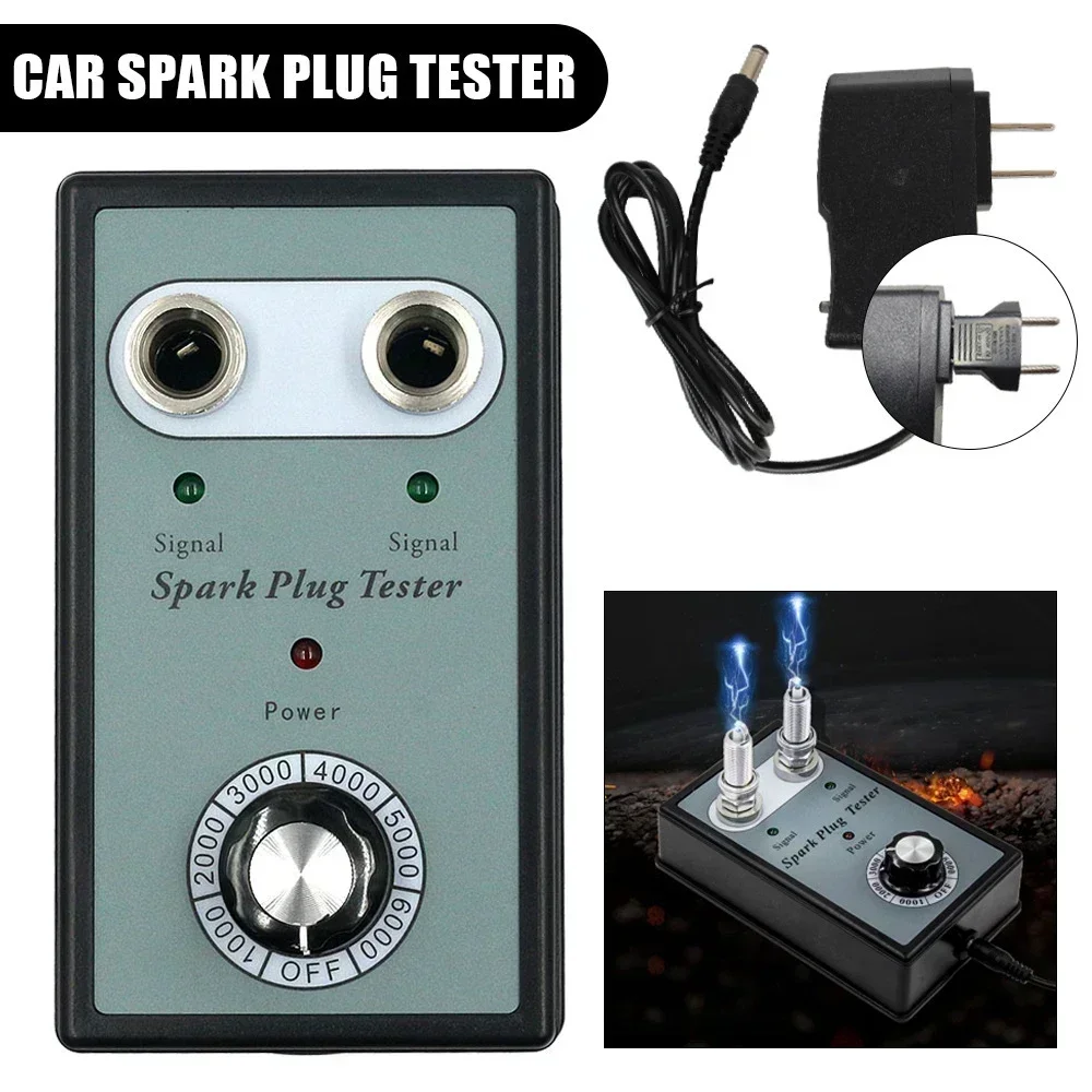 

Coil Lgnition Car Hole Detector Spark Car Sparkdetector Dual Tester Diagnostic Tester Plug Tool Analyzer Plug Spark Plug Checker