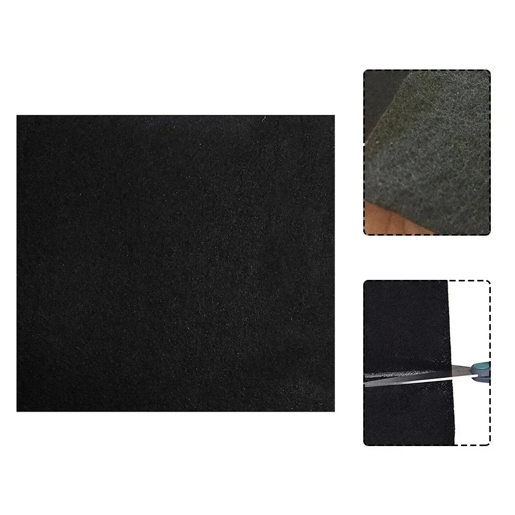 100cm*100cm*3mm Activated Carbon Filters Sponge Cooker Hood Extractor Carbon Filters Charcoal Rangehood Sheet Indoor Air Quality