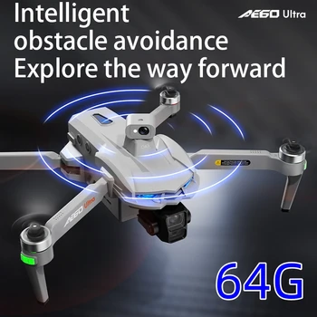 AE60 Drone GPS professionale Fotografia aerea con giunto cardanico a 3 assi con fotocamera HD 8K Motore brushless Evitamento ostacoli Drone FPV