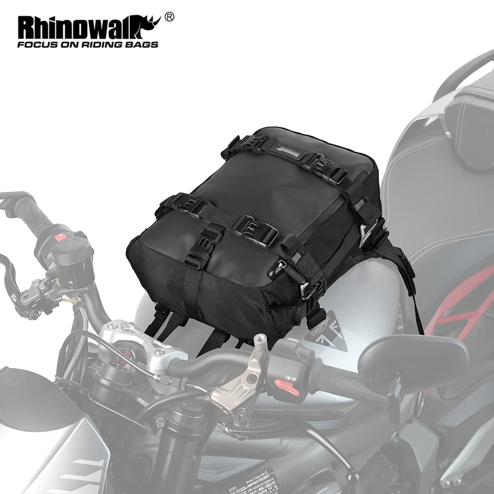 

Rhinowalk Motorcycle Tank Bag With Base 6L/8L/10L Motorcross Fuel Tank Bag Set Detachable Outdoor Cycling Pack Travel Backpack