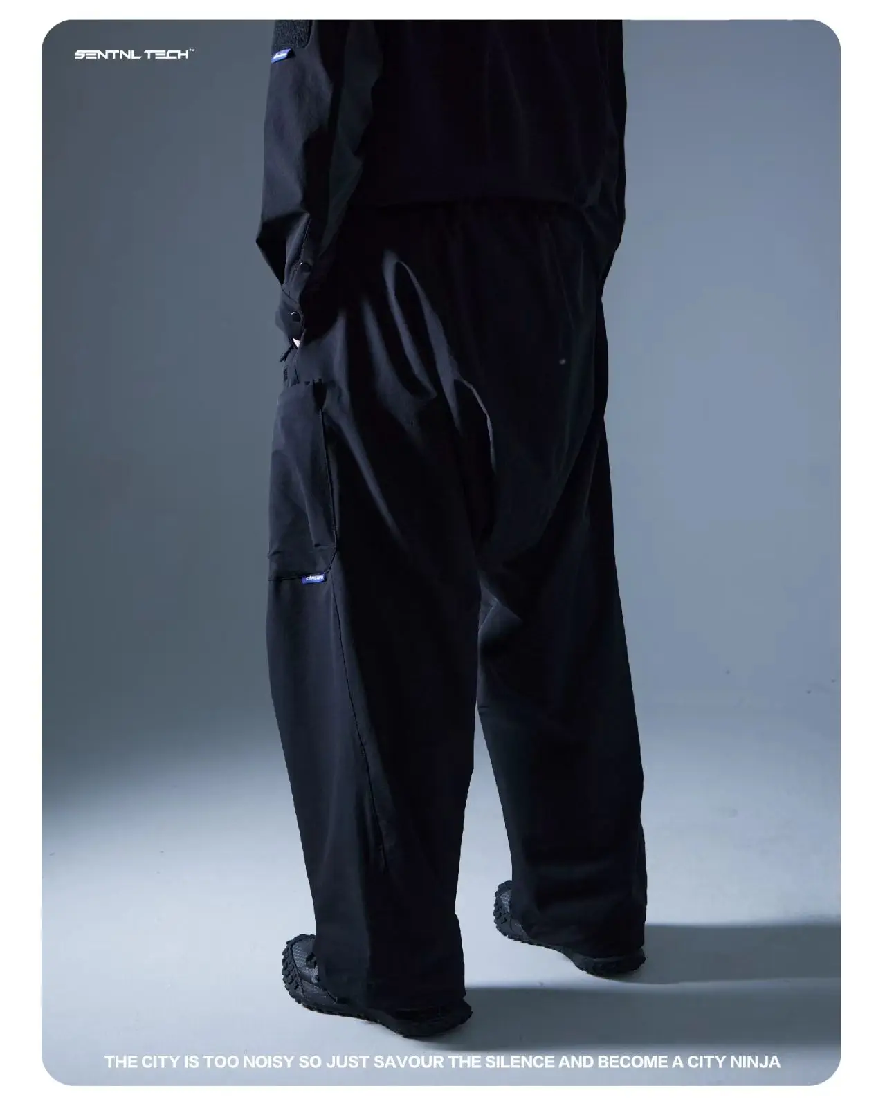 Silenstorm 25 aw Functional windbag low-waisted relaxed cargo wide-leg pants loose-fit multipocket leg op adjustment techwear
