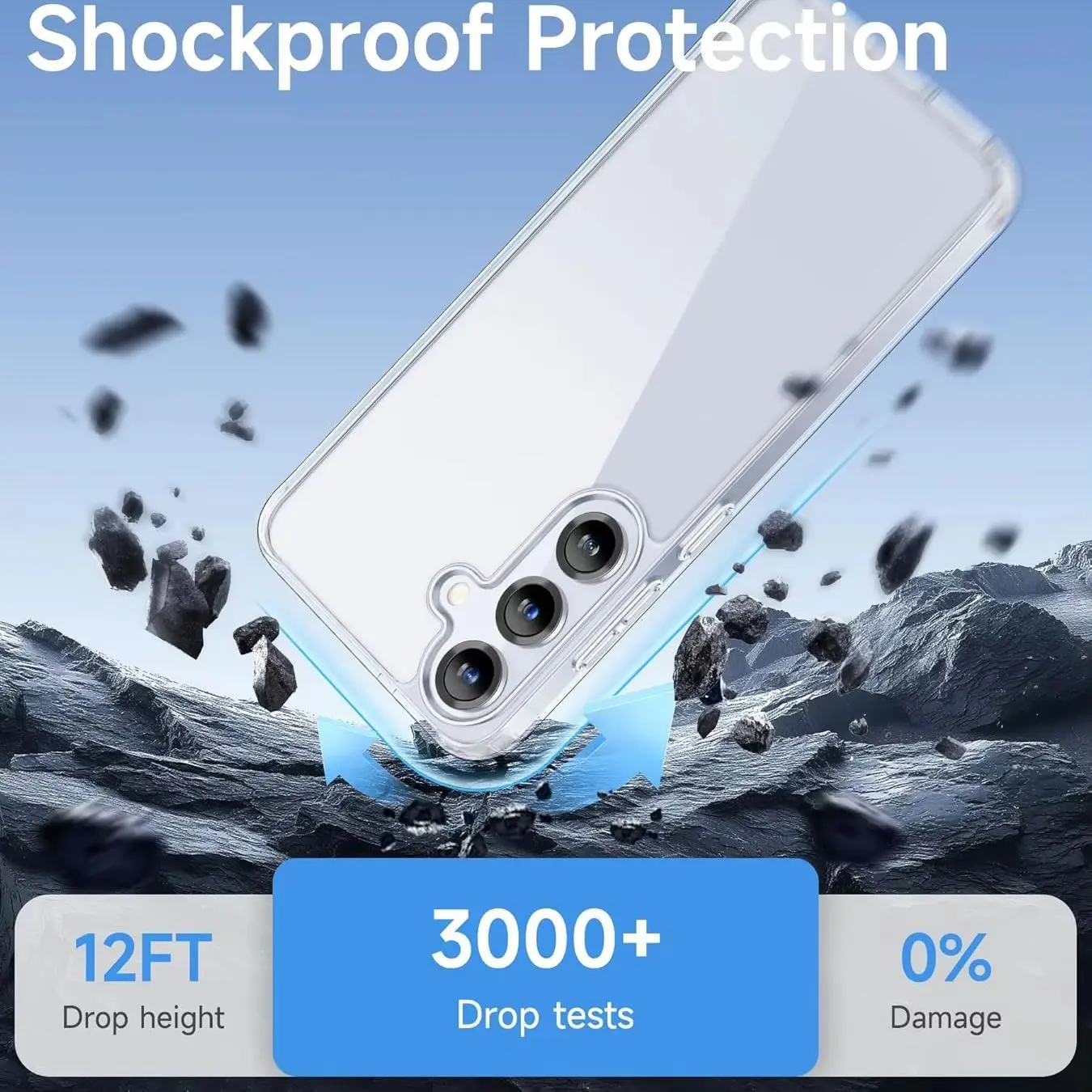 Anti-Yellowing Crystal Clear Transparent Phone Cover Accessories