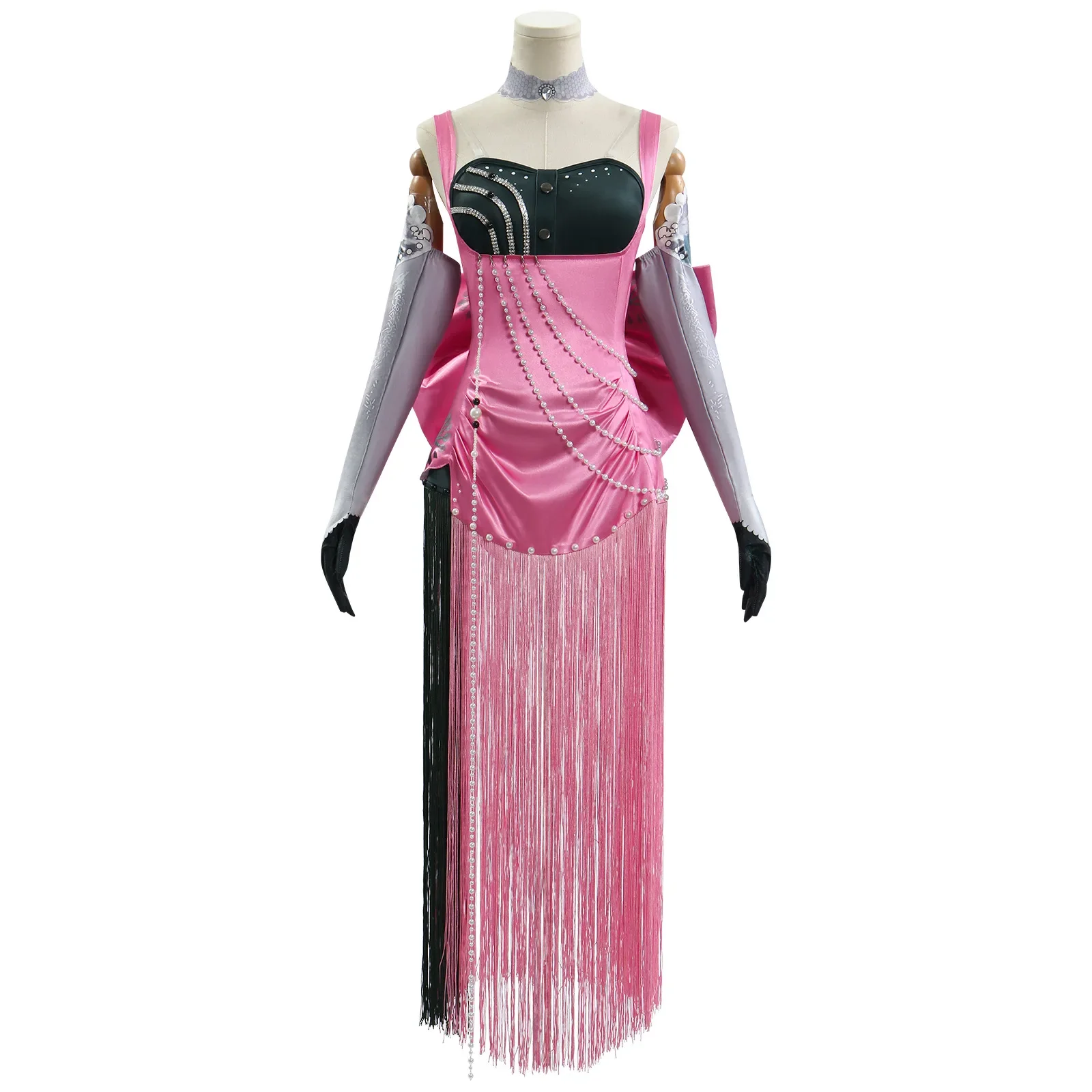 Reverse:1999 37 Anjo Nala Cosplay Costume Anime Ms. Kimberly Nala Hari Sexy  Pink Dress Female Halloween Costumes - AliExpress, image size:1600x1600