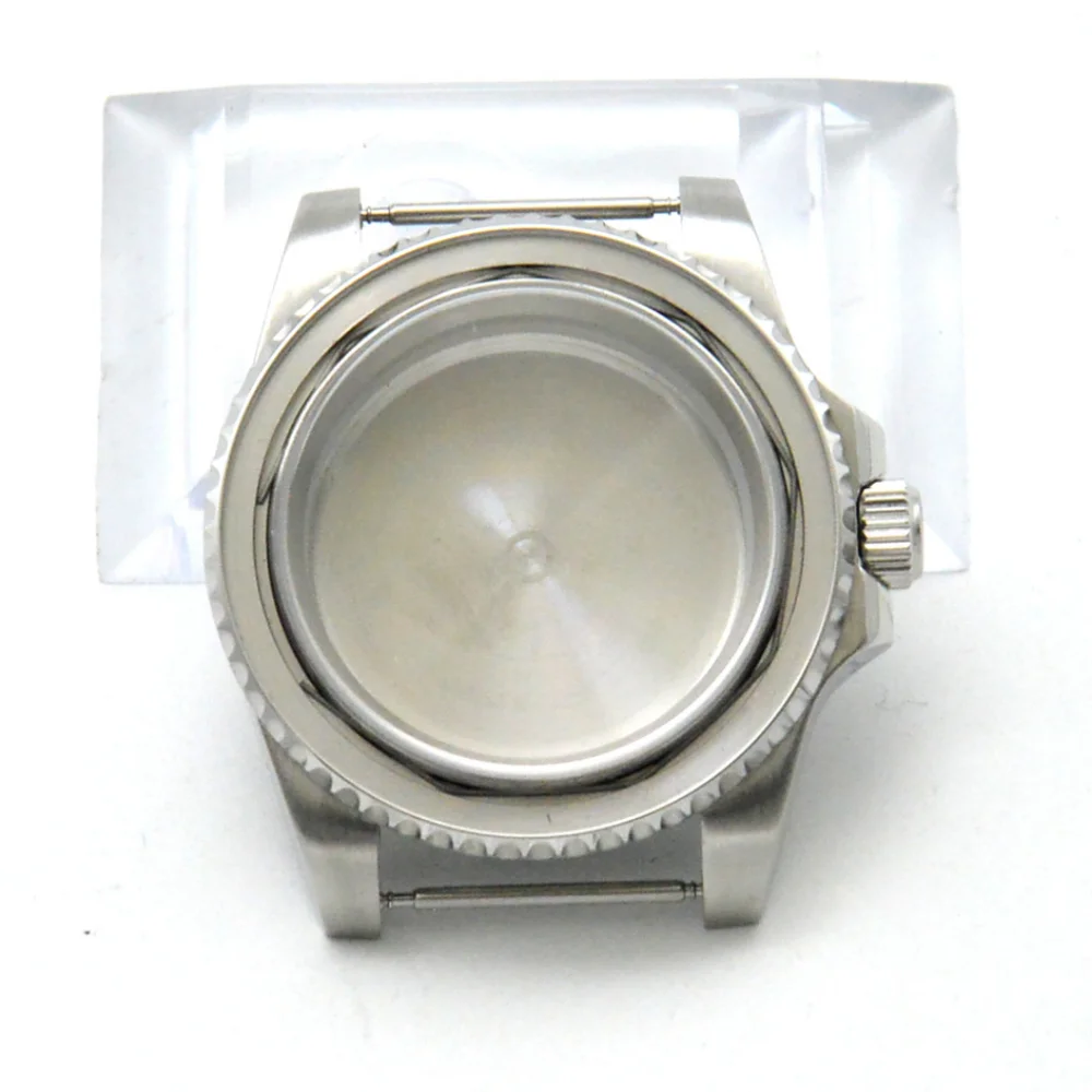 

40mm Watch Case Stainless Steel for NH35/NH36/8215/GD2813/GD3804 Mechanical Movement Watch Accessories with Movement Spacer Ring