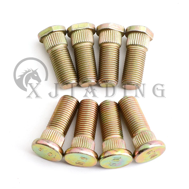 4 Teile/los Spline Schraube M12 * 1,25 Radnabe Stud 10,9 stahl für ATV UTV Buggy Kart Quad Bike Zubehör
