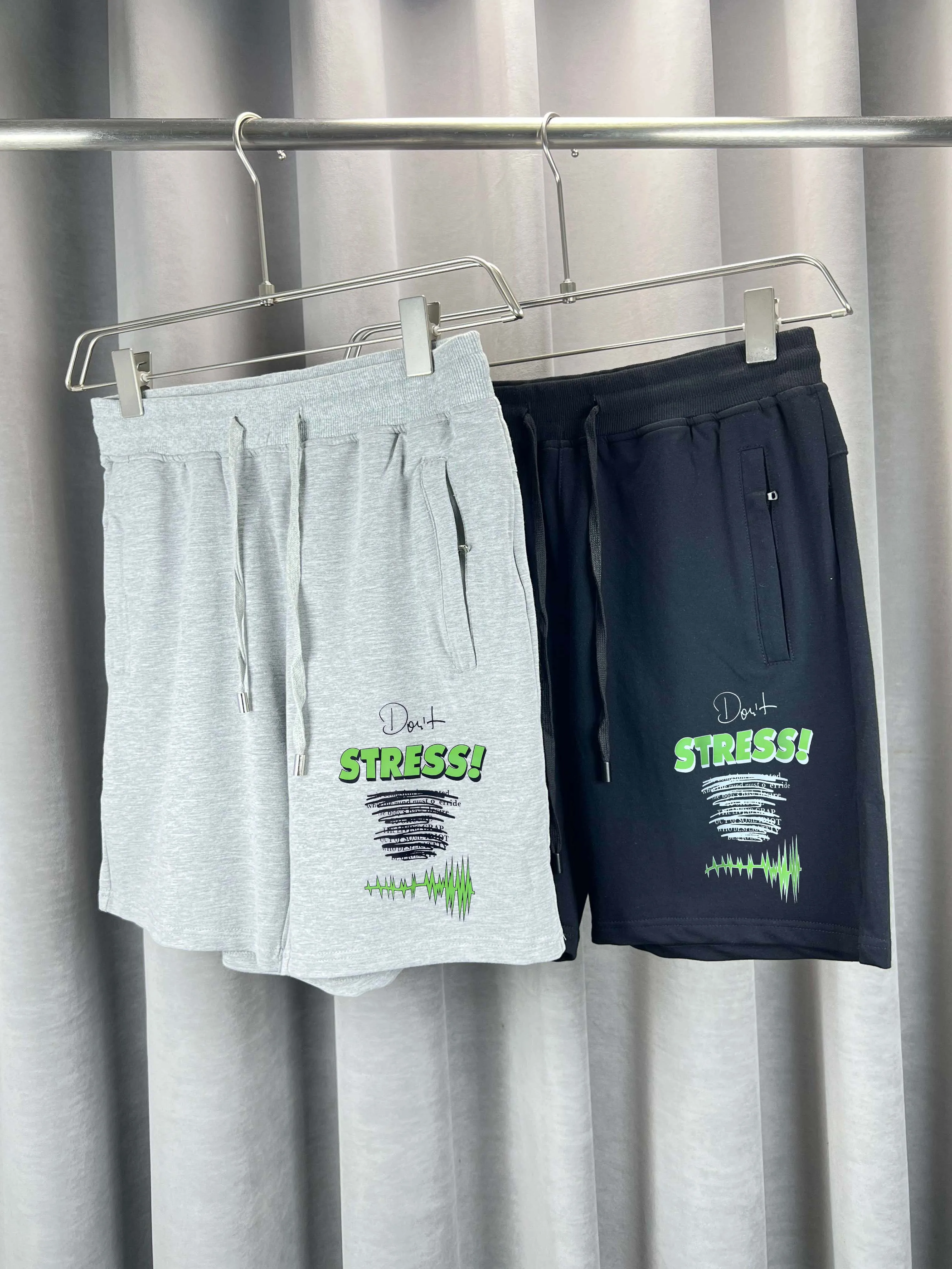 

Шорты мужские тонкие повседневные, спортивные брендовые, ниже колена, полные, четверть, 60110AF, летние