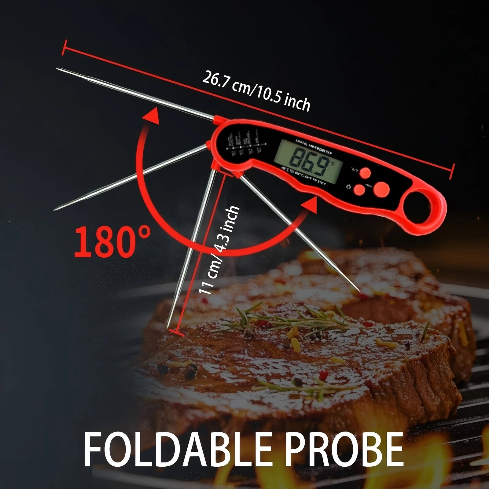 Digital Food Thermometer for Cooking & Bakin 3