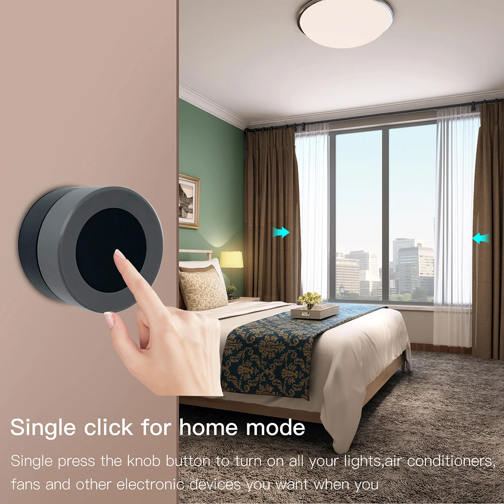 Novo tuya zigbee interruptor de botão inteligente