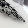Vintage Punk Dragon Claw Finger Ring For Women Dark Black Skeleton Knuckles Armor Gothic Punk Rings Jewelry Accessories 4