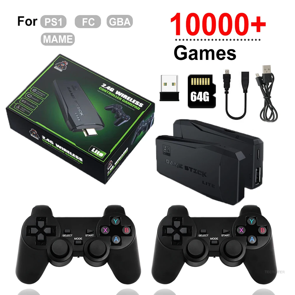 2.4g Wireless Game Controller Gamepad Video Game Console For Ps1/fc/gba
