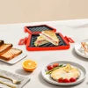 Microwave Sandwich Maker No Electricity Microwavable Toast Maker Time Saving Microwave Oven Breakfast Machine for Fast Breakfast 4