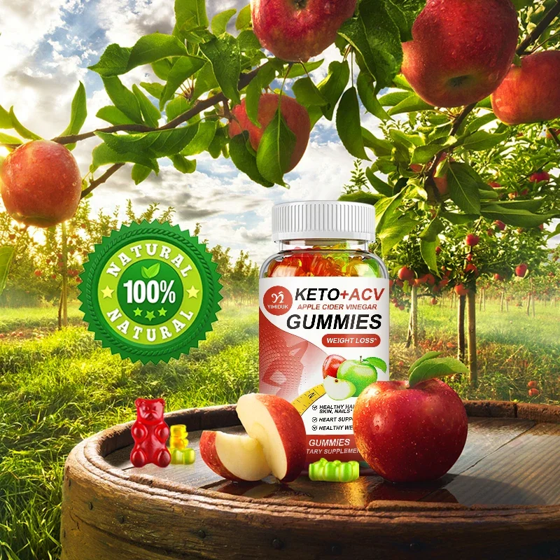 High Concentration Malic Acid Keto Apple Cider Vinegar Gummies BHB Keep Fitness Weight Management Product Ketone Diet