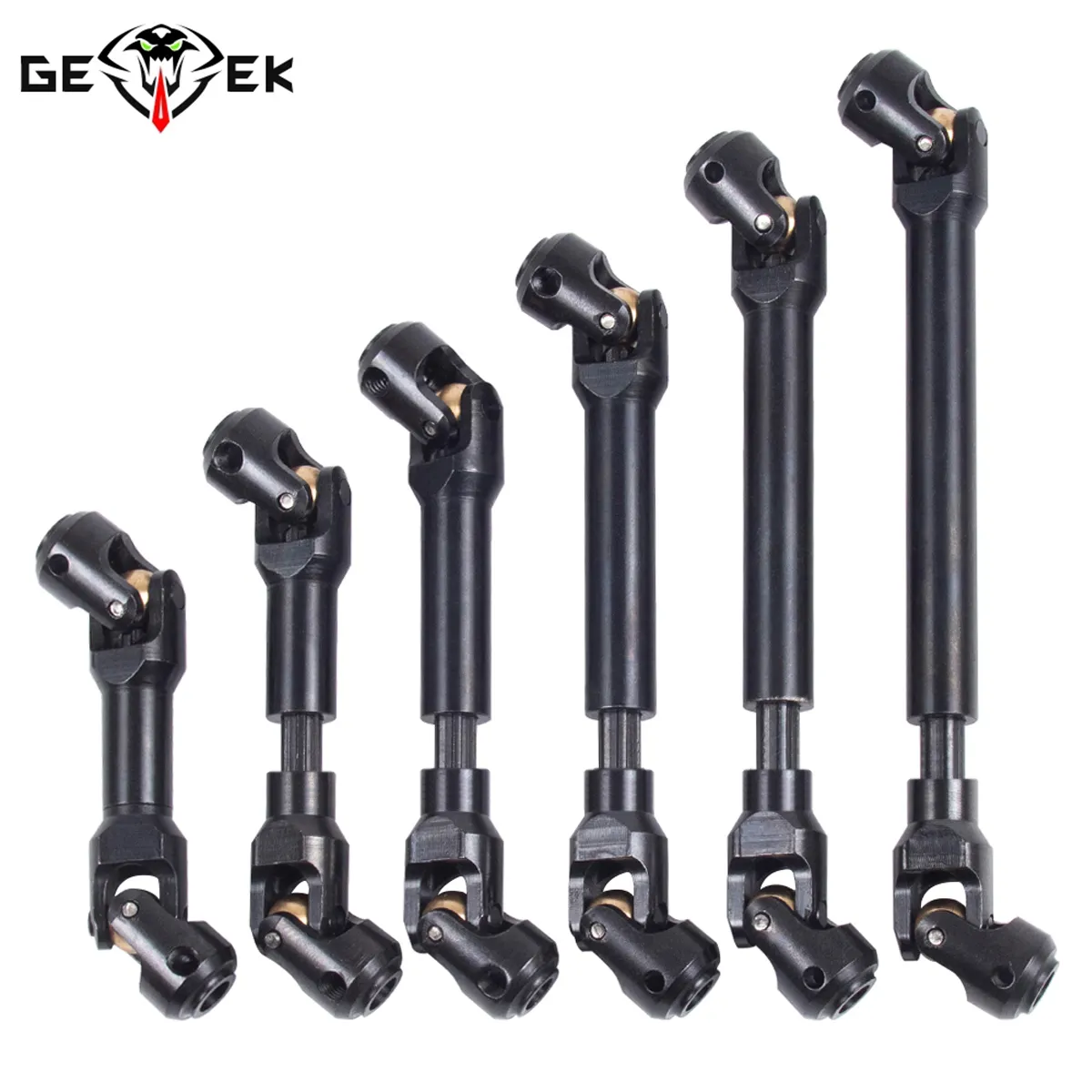 Machined Metal Drive Shaft for 1/10 RC Crawler Car Axial SCX10 Pro Capra Wraith TRX4 TRX6 Element Enduro Redcat GEN8 CC01 TF2