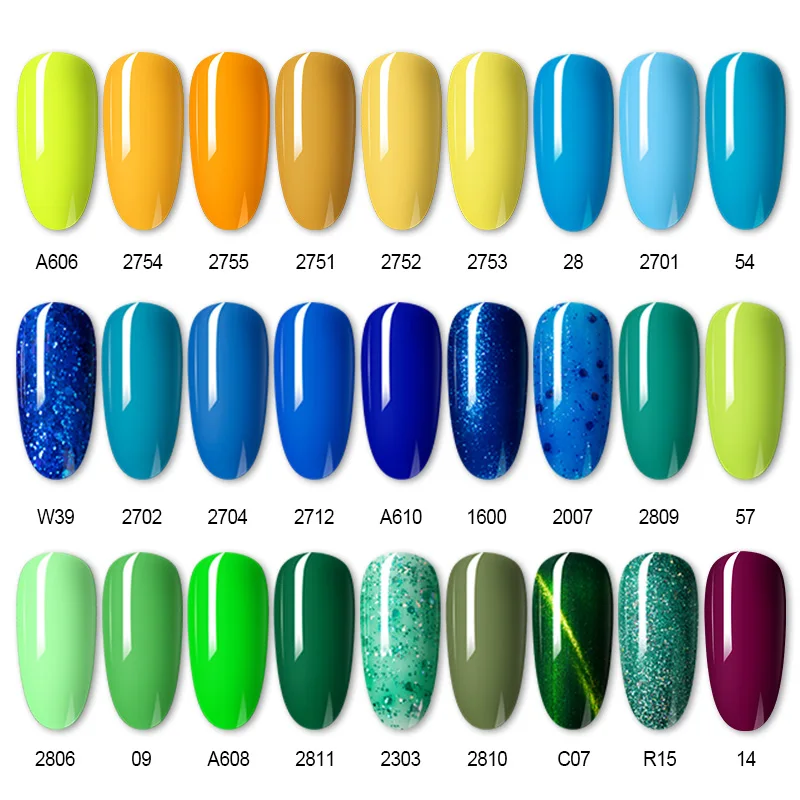 ROSALIND Nail Gel Polish Glitter Series Gel Varnishes All For Manicure Soak Off UV Lamp Nails Art Semi Permanent Gel Polish
