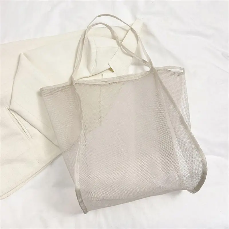 1~4PCS Toys Fashion Practical Mesh Bag Home Furnishing Makeup Bag Wear Resistance Portable Storage Bag Storage Simple 6