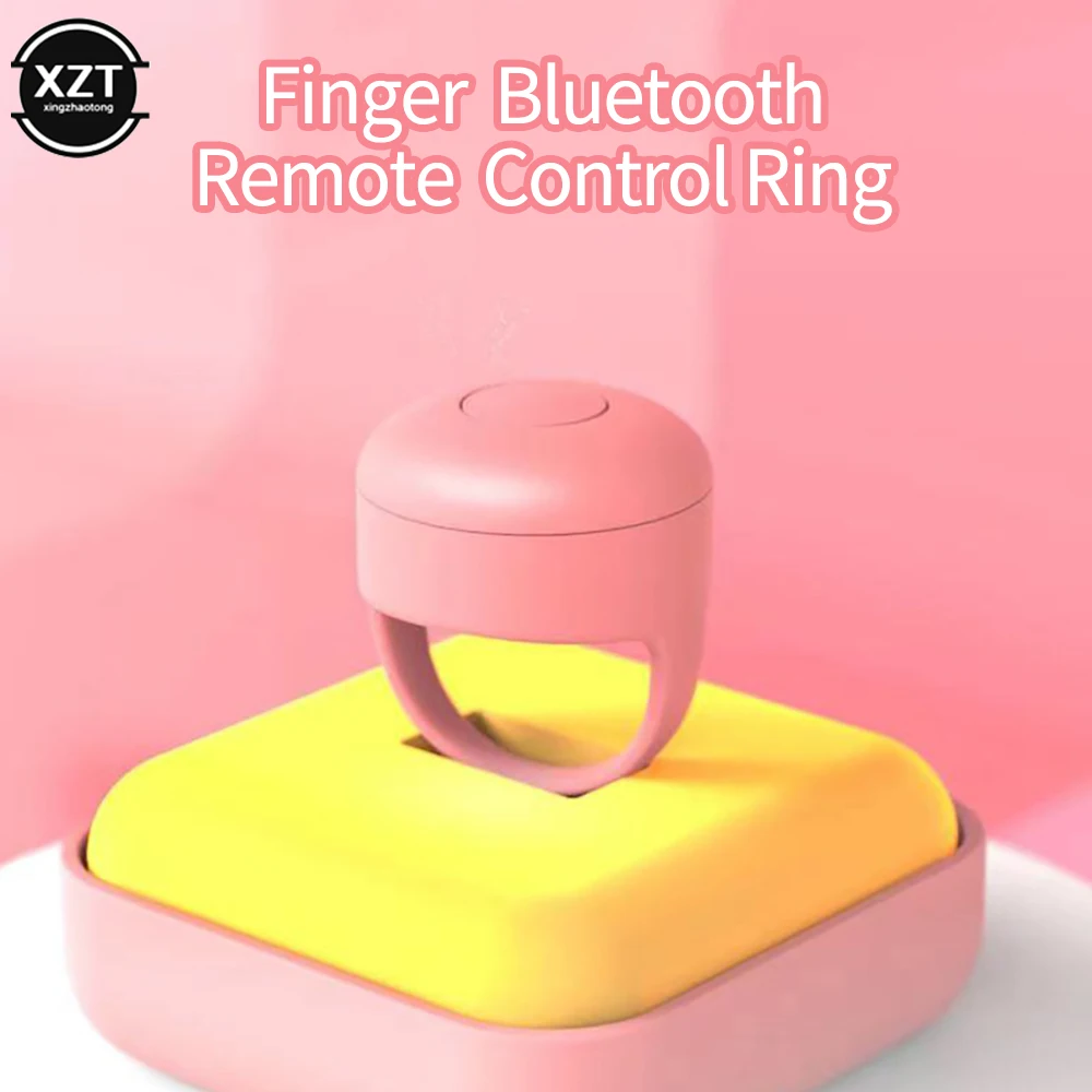 Bluetooth compatible mobile phone remote control ring fingertip Douyin short video flip browsing device video controller