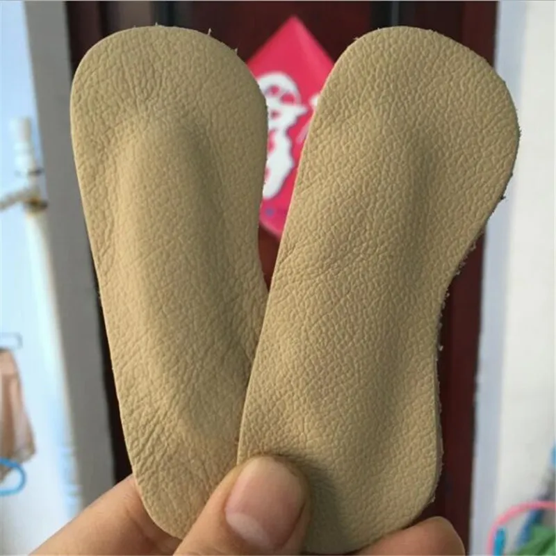 Genuine Leather Heel Patches Protector Sticker Insoles For Feet Care
