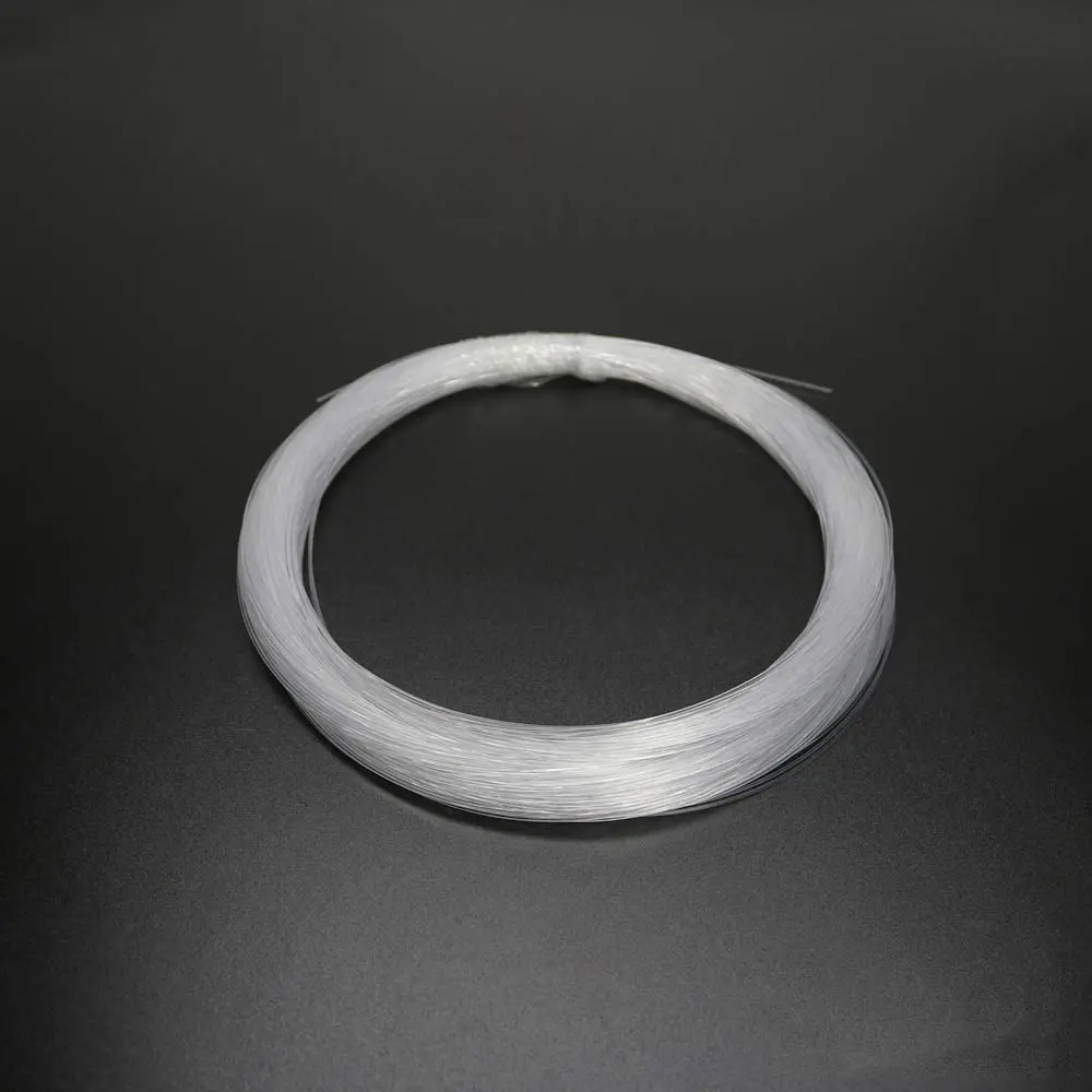 0.5mm(Dia.)*50pcs*3M End Glow Fiber Optic Light PMMA Plastic Cable for LED Engine Machine DIY Starry Sky Effect Decorative Home