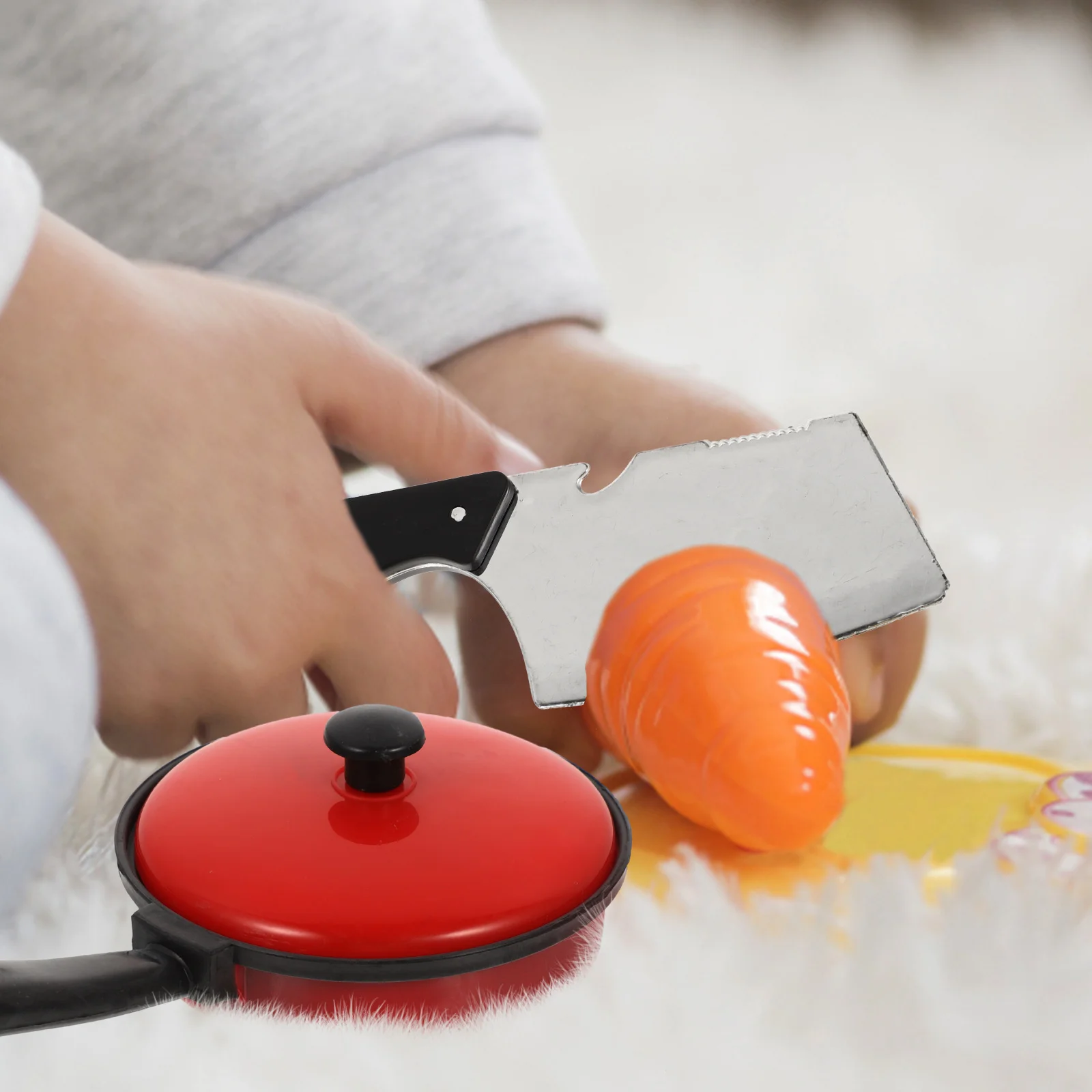 Kids Classic Pretend Play Kitchen Toys Children Funny Simulation Utensils Cooking Pots Dishes House Game Baby Gifts 2