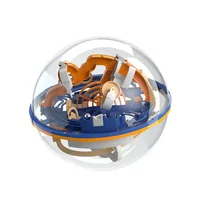 3D Puzzle Ball Maze Toy Children Challenge Obstacle Game Labyrinth Ball 3D Maze Montessori Puzzle Balance Traine Clearance Game 5