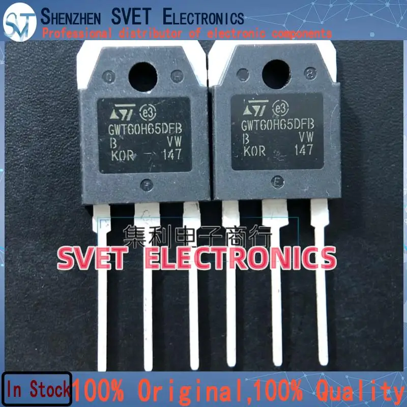 10PCS-50PCS GWT60H65DFB TO-3P 650V 60A IGB TFGA60N65SMD Original In Stock ping