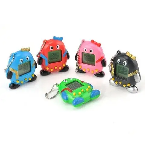 

Pets Cyber Digital Nostalgic High Quality E-pet Virtual Pet Tamagotchi Penguins Handheld Game Machine Gift Toy Game