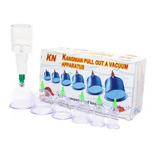 

6PCS Vacuum Cup Glasses Suction Jars Acupoint massage Physiotherapy cans Set Health Care Sucker Vacuum cup Ventosa relief