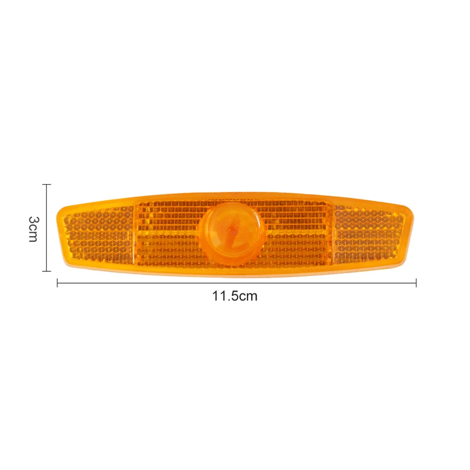 Riflettori Per Raggi Bici - Gialli E Sicuri Per Guida Notturna