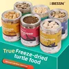 Premium turtle food with dried shrimp and mealworms