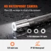 VEVOR DVR Recording Pipe Inspection Camera with 512Hz Locator IP68 9 Drain Sewer Camera w/12 Adjustable LEDs and 16 GB SD Card 4