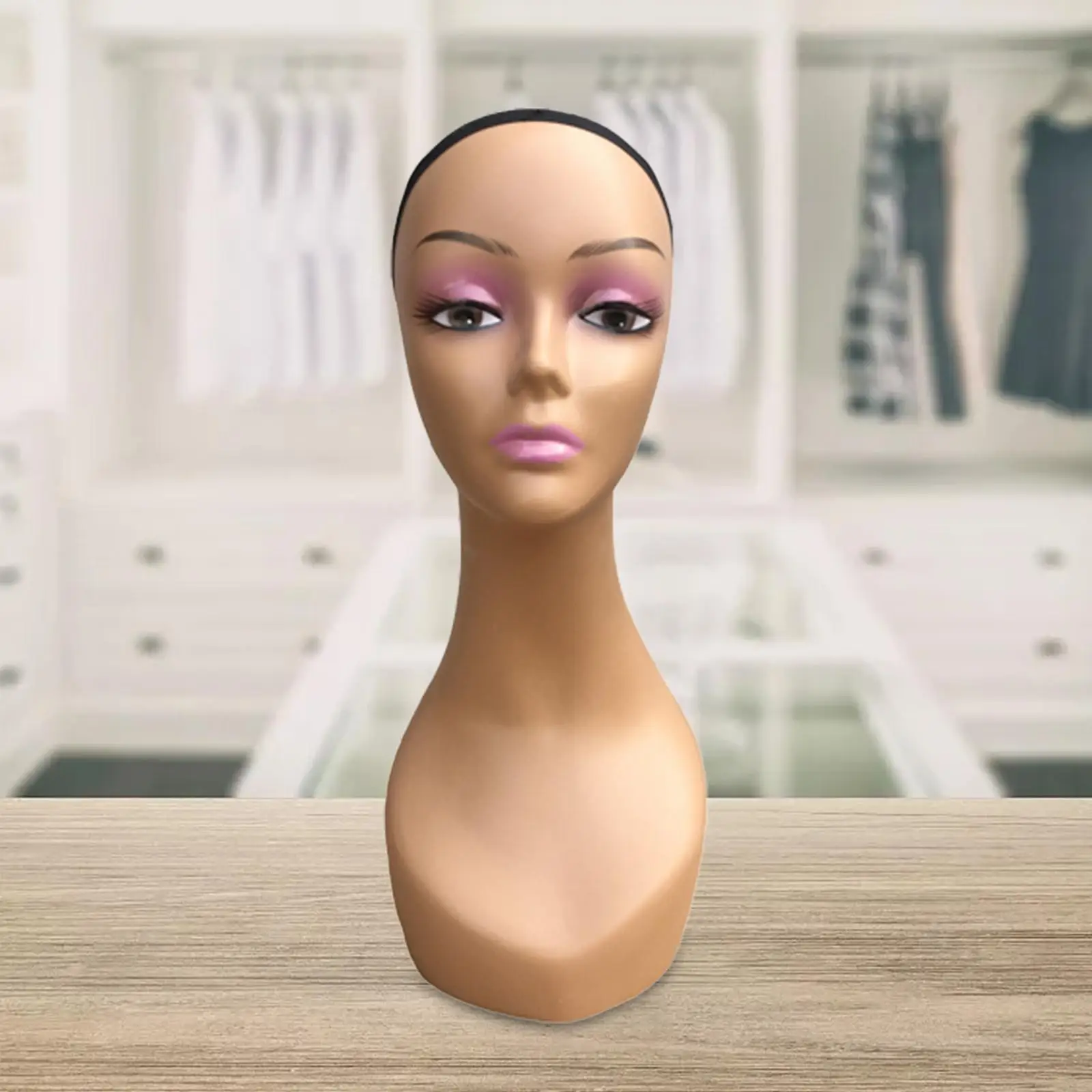 Bald Mannequin Head Portable Wigs Display Model for Glasses Wig Display Shop Female Bald Mannequin Head Hairstyles Salon wig head mannequin,mannequin head holder,mannequin head model,wig supplies,female mannequin head