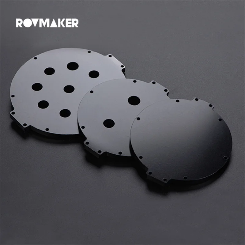 Aluminum Alloy Sealed Cabin End Cap Cover Underwater Robot Hatch Canopies Accessories for AUV RC Remote Operated Vehicle