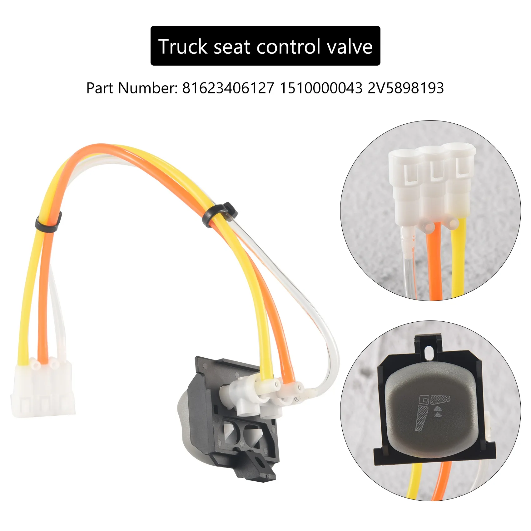 Truck Seat Adjustment Control Valve Switch for MAN Eurocargo Truck 81623406127 1510000043 2V5898193