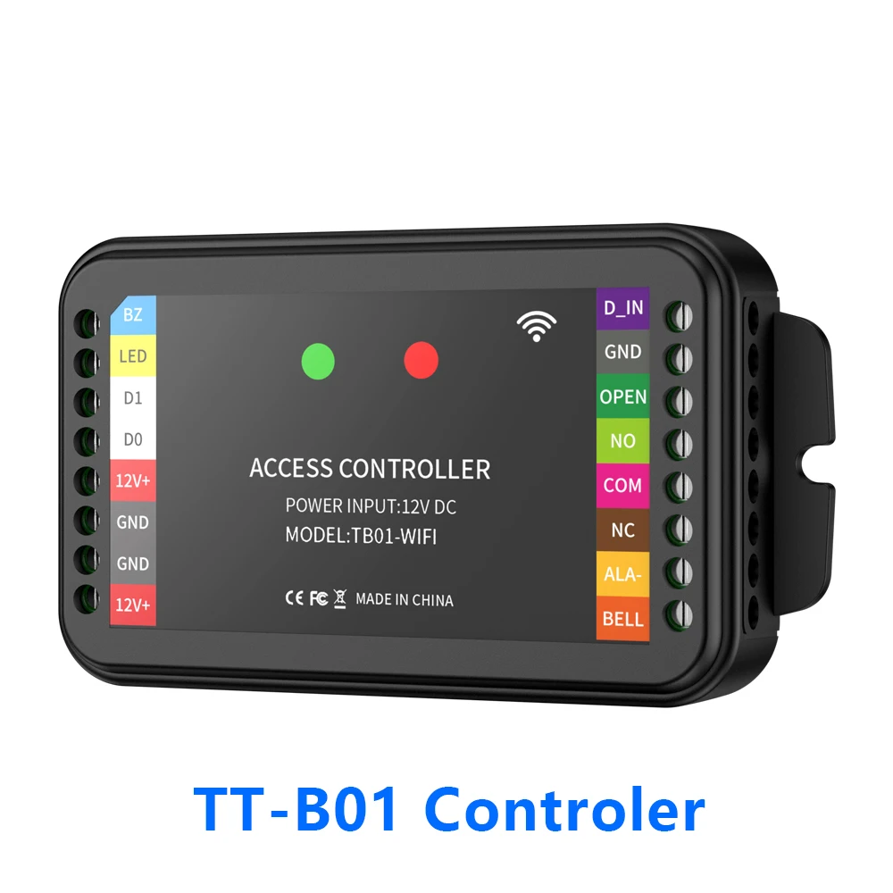 Smart WiFi Access Control System with Remote Monitoring and Door Opening Records Support