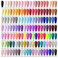 MEET ACROSS 140/9Pcs Glitter Gel Nail Polish Set Semi Permanent Hybrid Soak Off UV LED Varnish Nail Art Kits For Nails Manicure 1